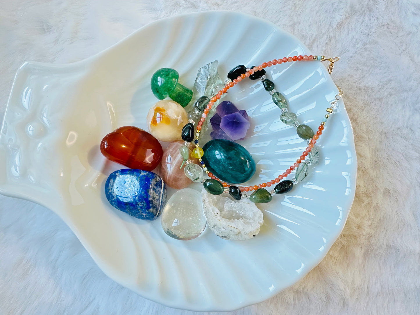 Calendrier de l’Avent 12 pierres et bijoux, pierre semi-précieuse, bijoux fait main, déco maison, cadeau Noël , crystal pet, wicca magique