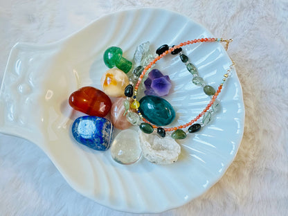Calendrier de l’Avent 12 pierres et bijoux, pierre semi-précieuse, bijoux fait main, déco maison, cadeau Noël , crystal pet, wicca magique