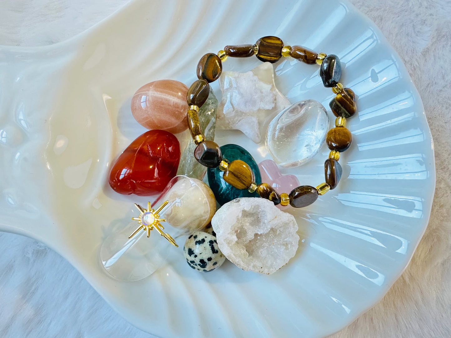 Calendrier de l’Avent 12 pierres et bijoux, pierre semi-précieuse, bijoux fait main, déco maison, cadeau Noël , crystal pet, wicca magique