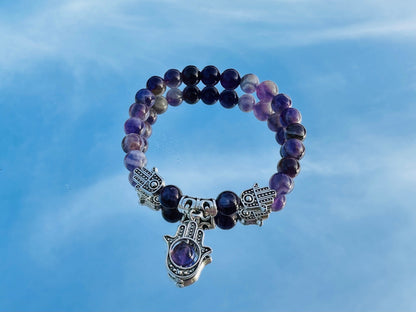 Bracelet d'améthyste ZEN